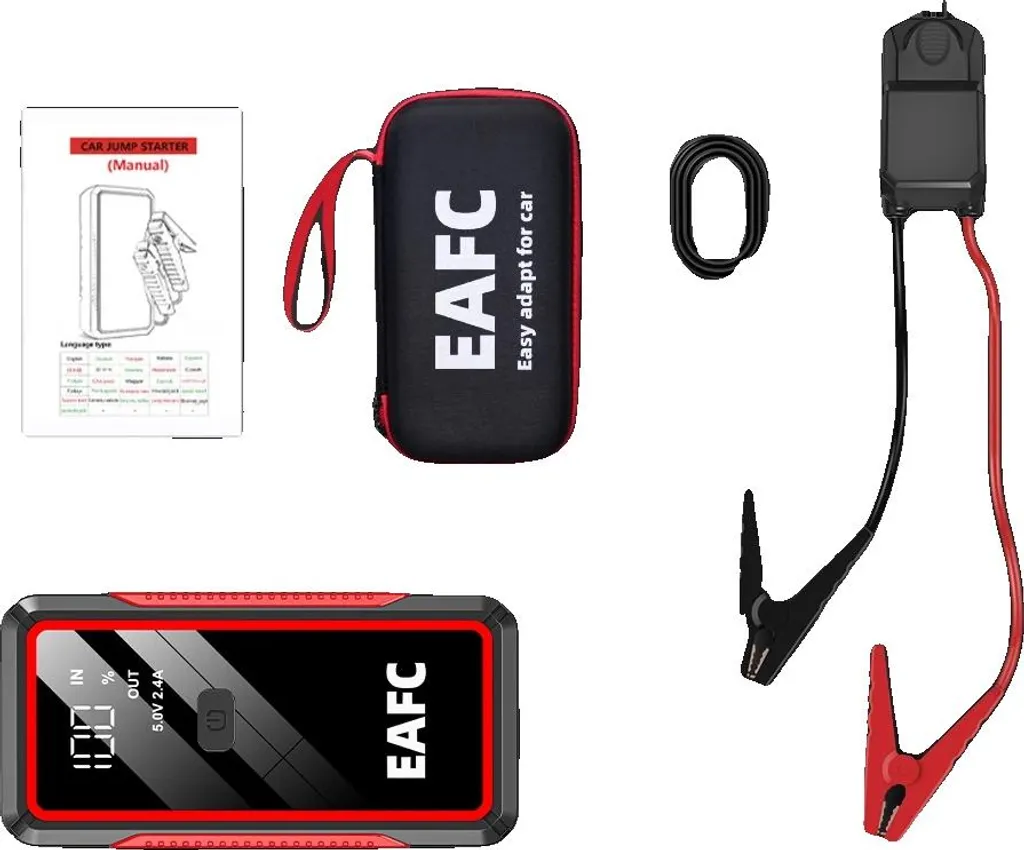 Booster Auto 2000A Offerta: Potenza e Sicurezza Smart Clip