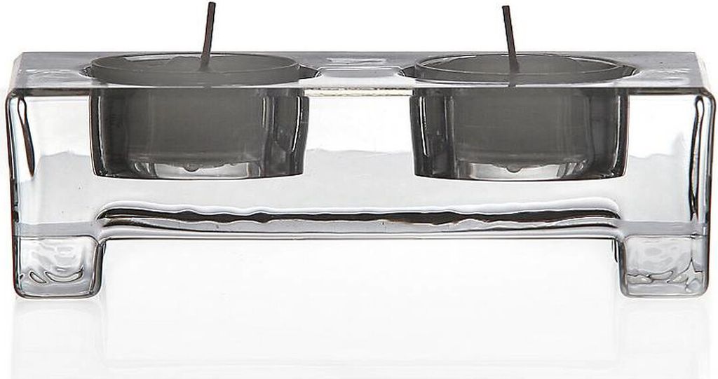 Teelichthalter 2er auf Füßen Venezia 7x13cm, aus Produktbild 