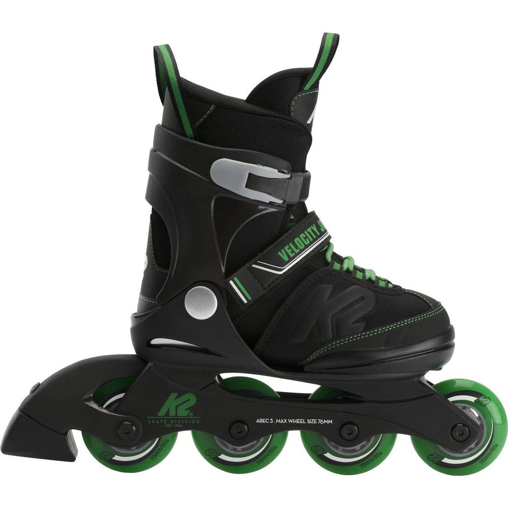 K2 Velocity JR Boys Inliner Skates 30E0281-1 black/green *UVP 99,99 