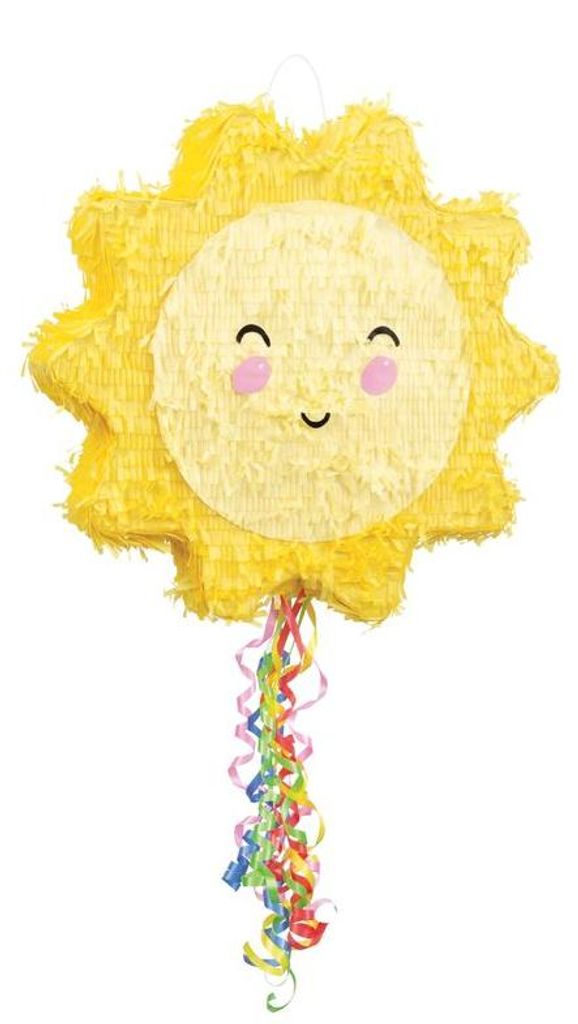 Lächelnde Sonne Pinata Sommerparty Produktbild 