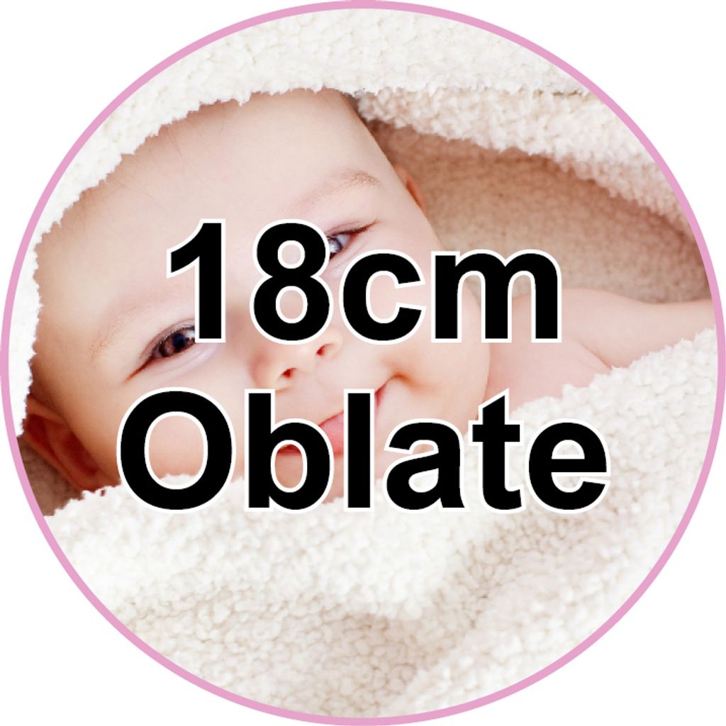 Tortenaufleger individuell - rund 18cm Oblate Produktbild 