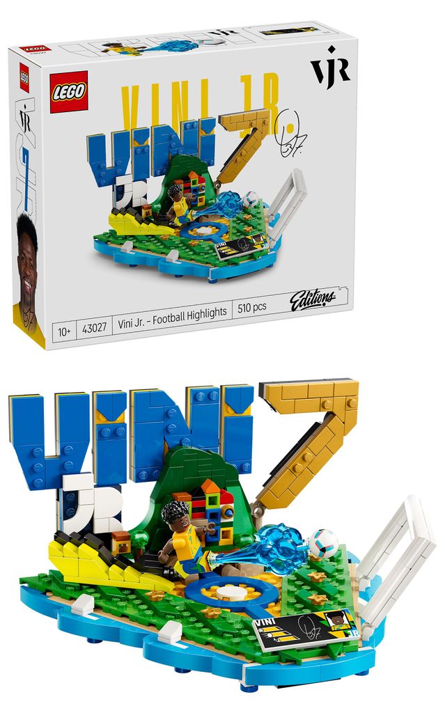 LEGO Editions Vini Jr. – Fußball-Highlights Spielzeug - 3D Produktbild 