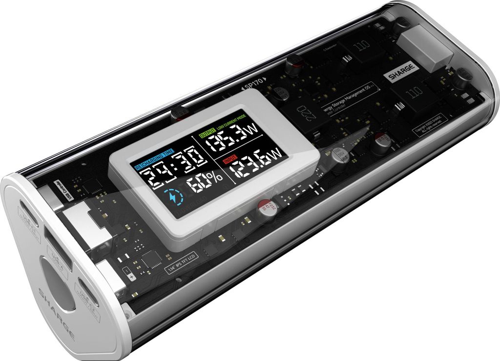 Sharge SP170-W Shargeek 170 Powerbank 24 000 mAh White Obrázok produktu 