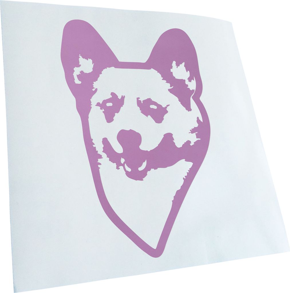 Kiwistar - Autoaufkleber - pembroke welsh corgi Hund - Flieder - 50x31cm - Aufkleber für Auto, Laptop, Fahrrad, LKW, Motorrad mehrfarbig JDM Decal...