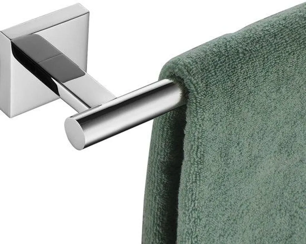 Porte-serviettes salle de bain 24 pouces en acier inox chromé brillant