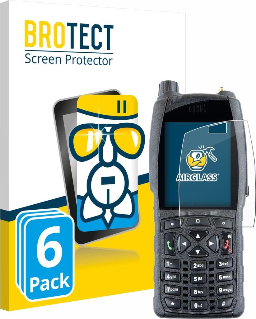 6x BROTECT Schutzglas für Sepura SC20 Schutzfolie Panzer Produktbild 