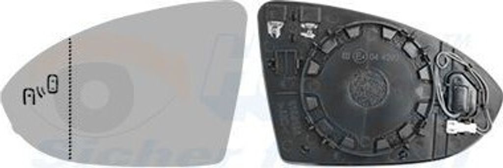 VAN WEZEL 5775835 - OE 5G0857521E Außenspiegelglas, links für Golf (BA5, BV5), Golf VII