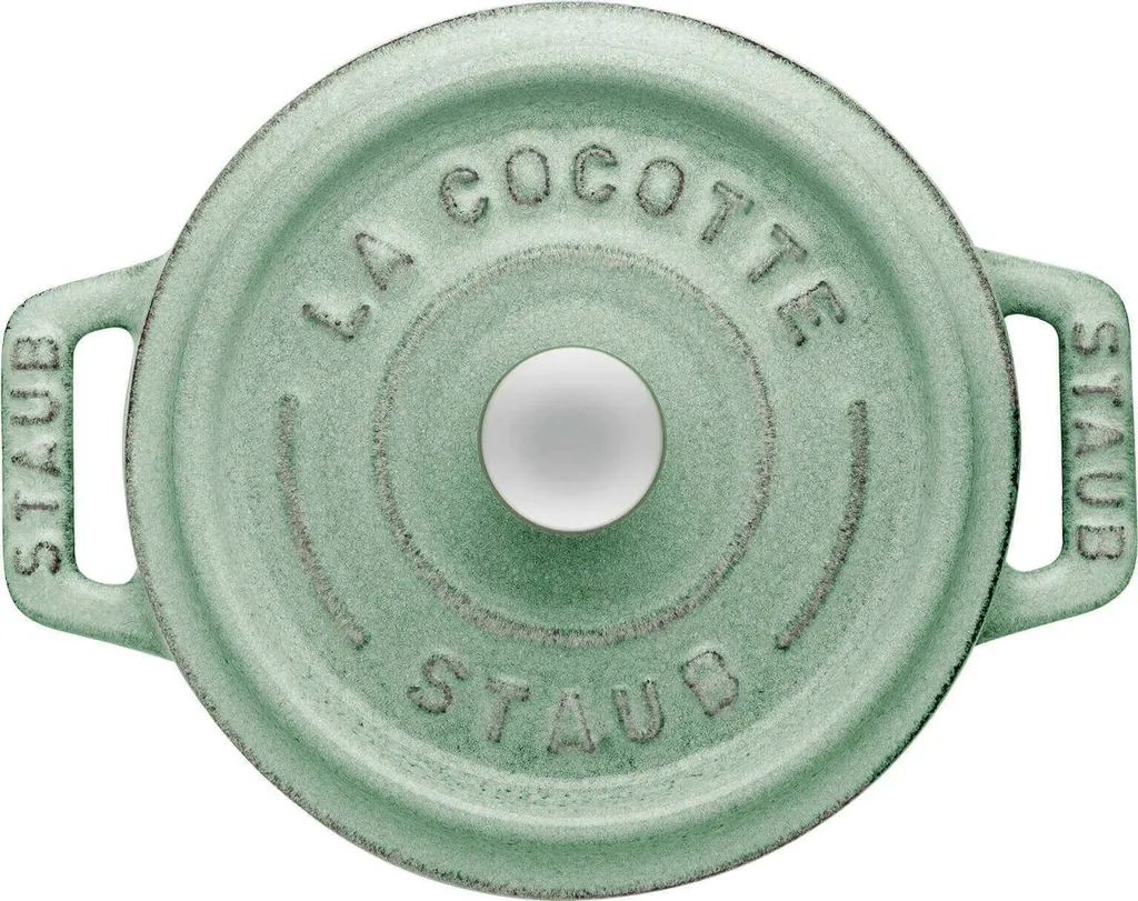 STAUB MINI COCOTTE Mini Cast Iron Pot Round 250 ml Mint - 2