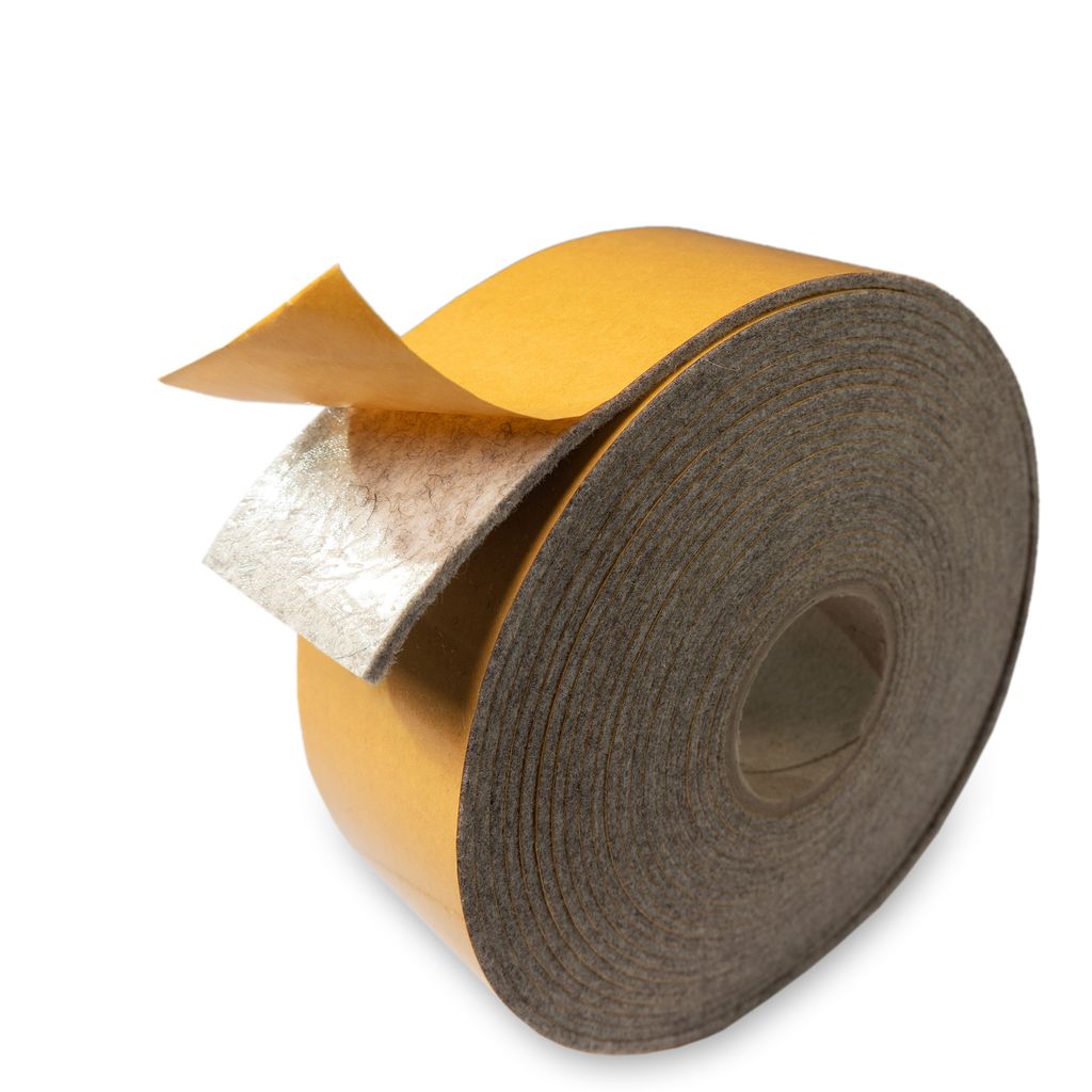 The Felt Store Klebefilz für Stühle und andere Möbel, Filzband selbstklebend 50mm, 2mm dick, 6m lang, Filz für Bierzeltgarnitur (Schutz für Bo...