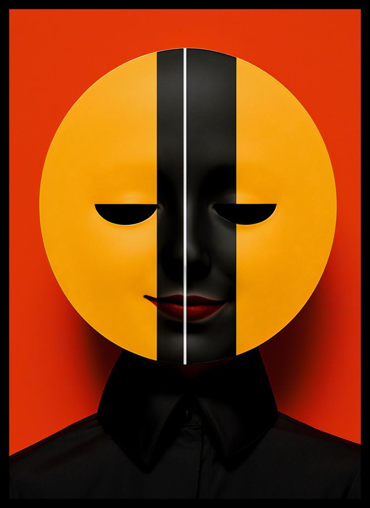 Plakat 39,5x55cm Zwei Gesichter der Realität