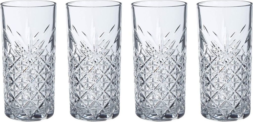 Pasabahce TIMELESS 520205 4er Set Wassergläser Lang 365 ml Produktbild 1