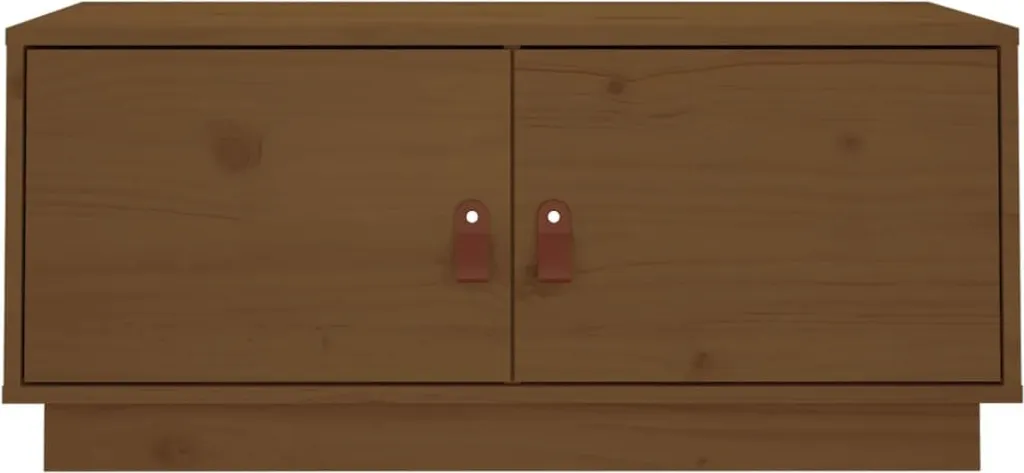 Arredo Salotto SYFAX™ Tavolino Ambra Legno Pino 80x50x35 cm Moderno