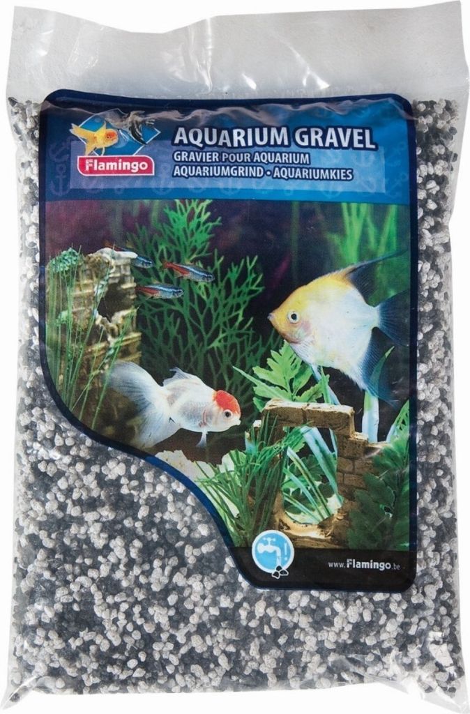 Flamingo Aquarienkies 1kg Durchsichtig Durchsichtig One Size