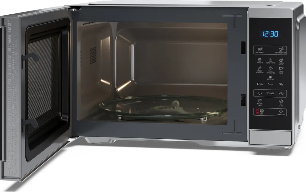 Micro-ondes Pose Libre Sharp 25L Argenté avec Programmes de Cuisson - 2