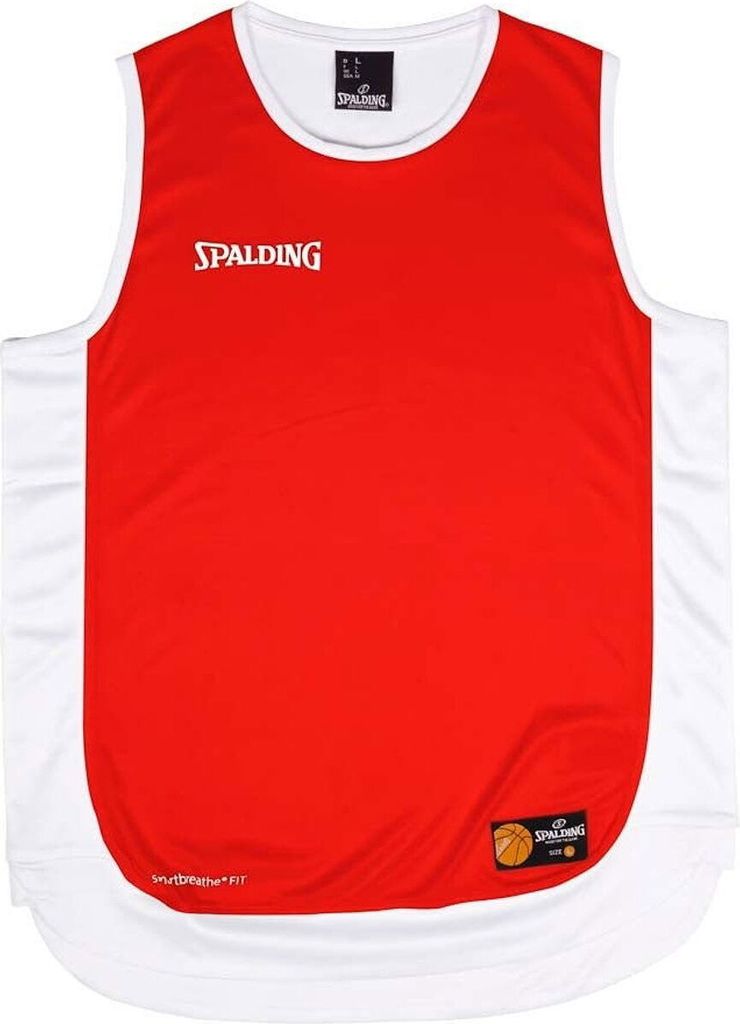 Spalding Hustle Basketballtrikot Herren - Rot / Weiß