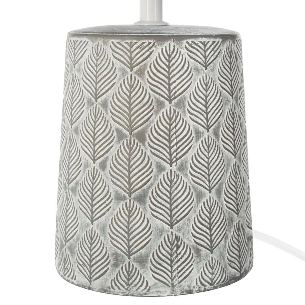 Lampe de bureau base céramique et abat-jour chic pour intérieur rétro - 7