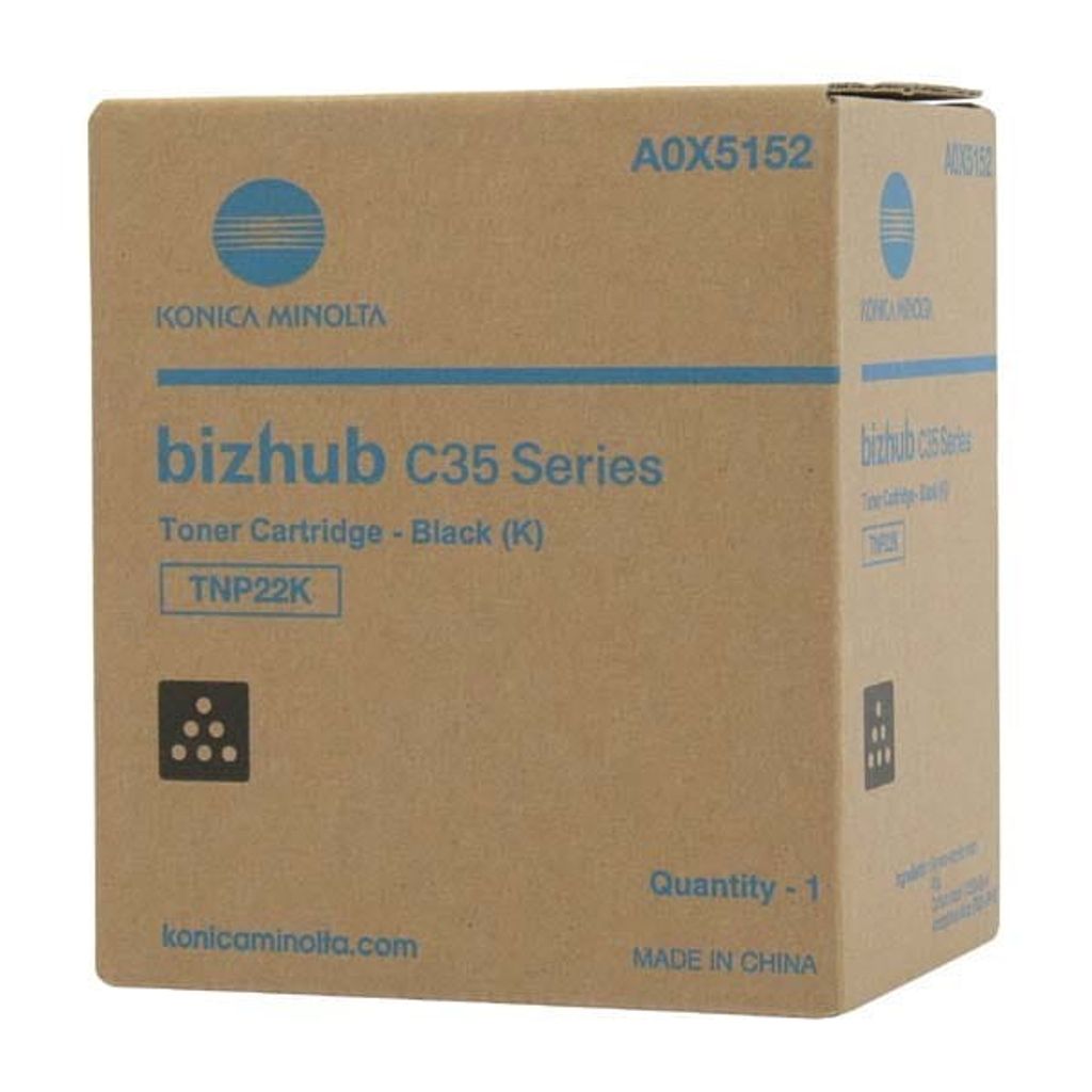 Konica Minolta TNP22K Cartouche de toner - noir - Image du produit 