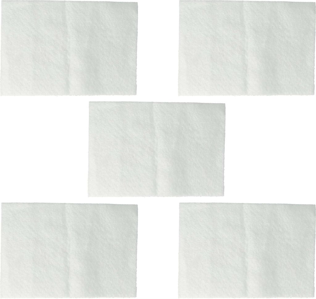vhbw 5x Staubsaugerfilter Ersatz für Nilfisk 1406879500, VCSZ0000172 Filter für Staubsauger - Schaumstofffilter Weiß