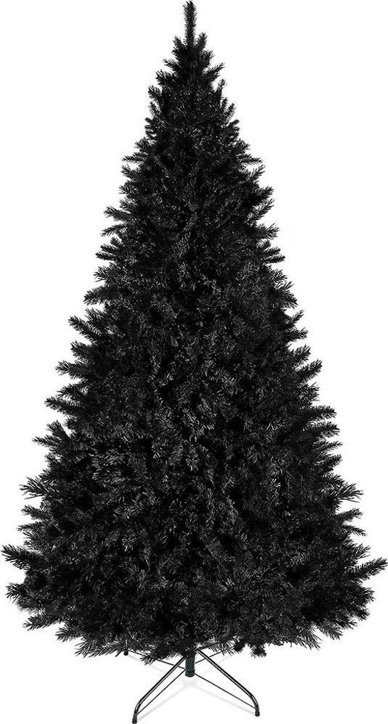 Albero di Natale nero artificiale, 210cm 1000 rami Immagine del prodotto 
