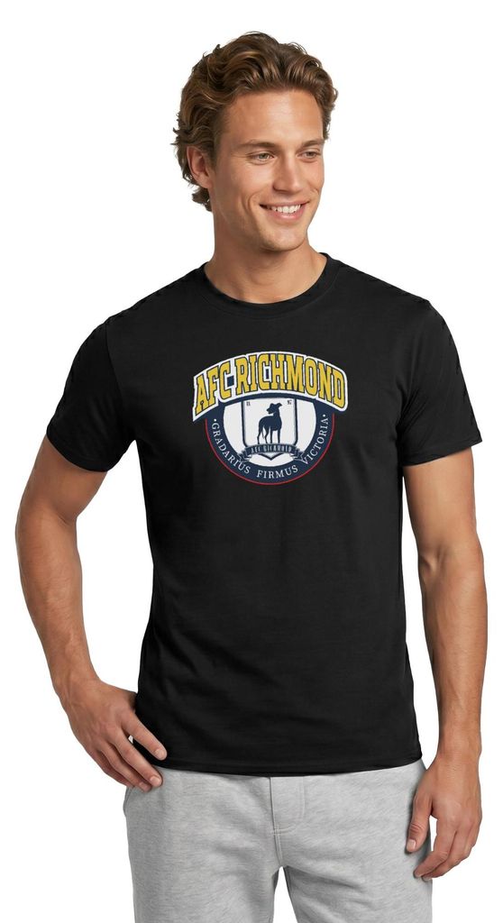 Spreadshirt Ted Lasso AFC Richmond Logo Männer T-Shirt, M, Schwarz