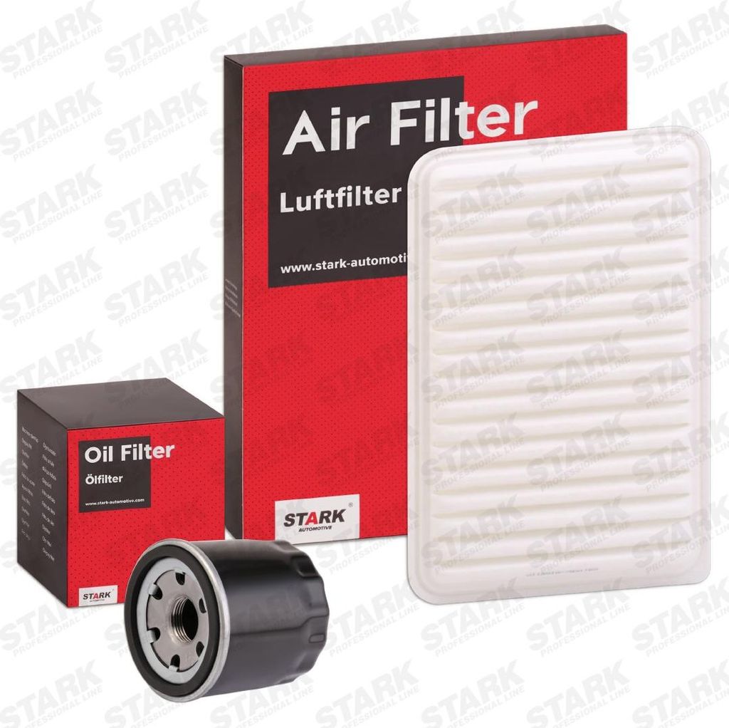 STARK Filterset Inspektionspaket Filtersatz für OPEL Corsa D Schrägheck (S07) ZAFIRA B (A05) für RENAULT CLIO II (BB0/1/2, CB0/1/2) für NISSAN