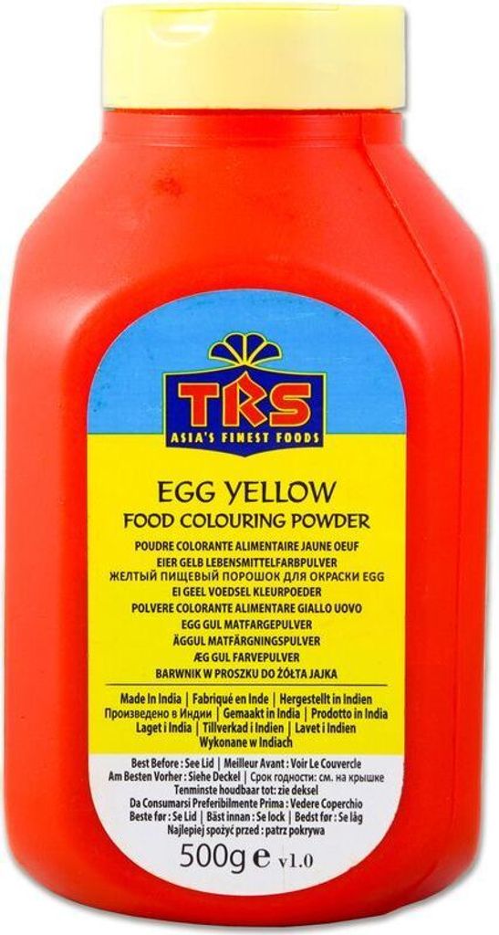 TRS Lebensmittelfarbe Pulver Gelb 500g | Gelbe Produktbild 