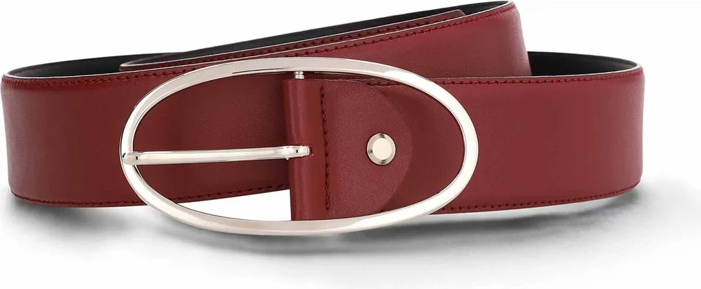 Ceinture Batea Rouge Végétalienne - Accessoire Éthique en Taille 95cm