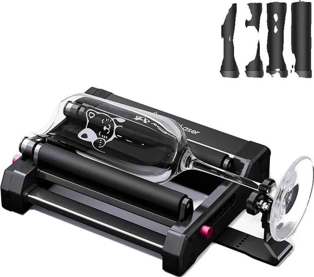 Rouleau rotatif gravure laser RR2 Augmenter - Diamètre 4mm à 100mm