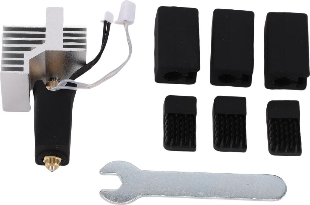 0,2 mm Keramik-Hotend-Ersatz für Elegoo Centauri Carbon 3D-Drucker-Kit mit Silikonhülle und Düsenbürste