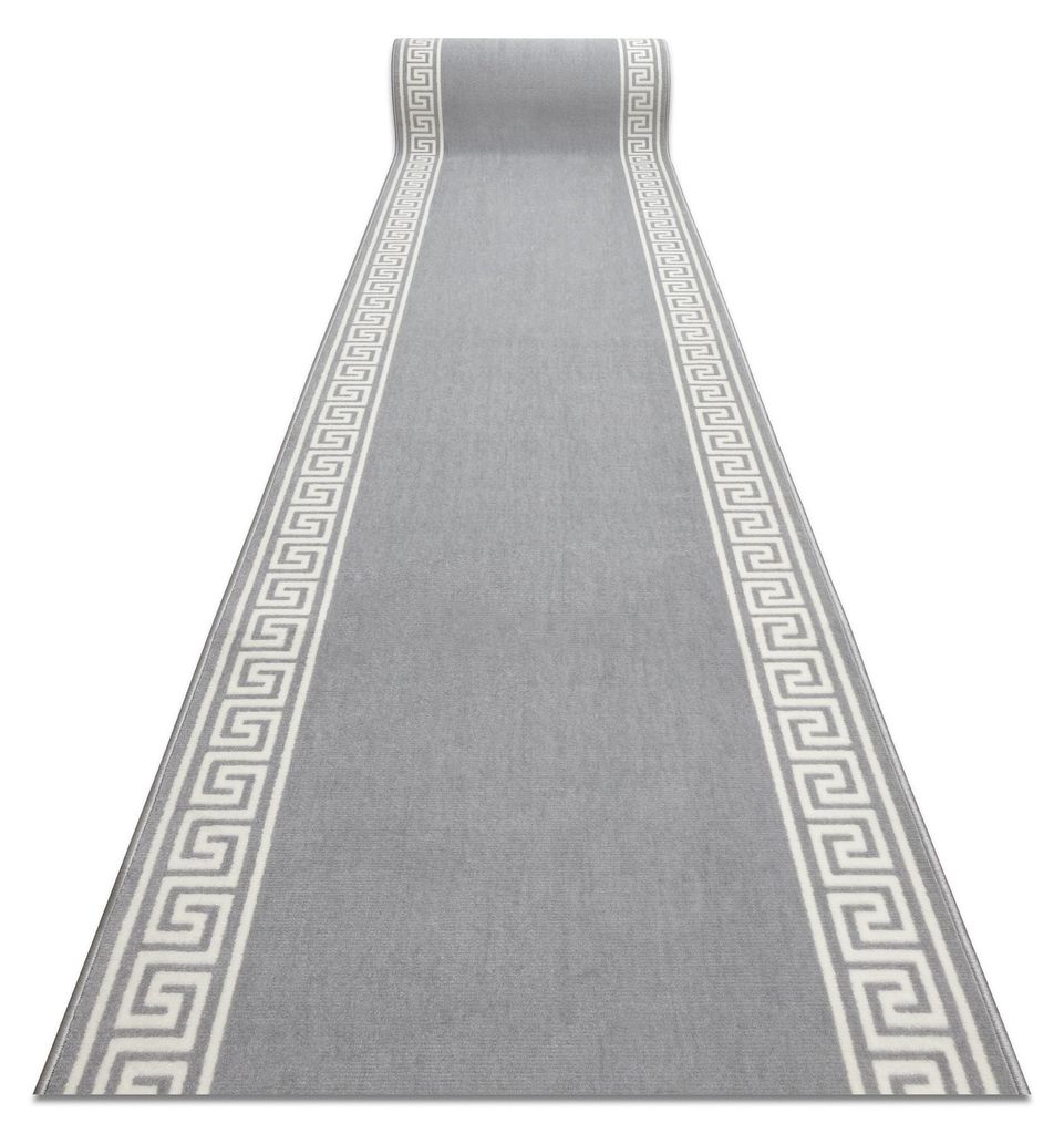 TAPIS DE COULOIR BCF MORAD Grek grec gris 60 cm gris 60x650 Image du produit 