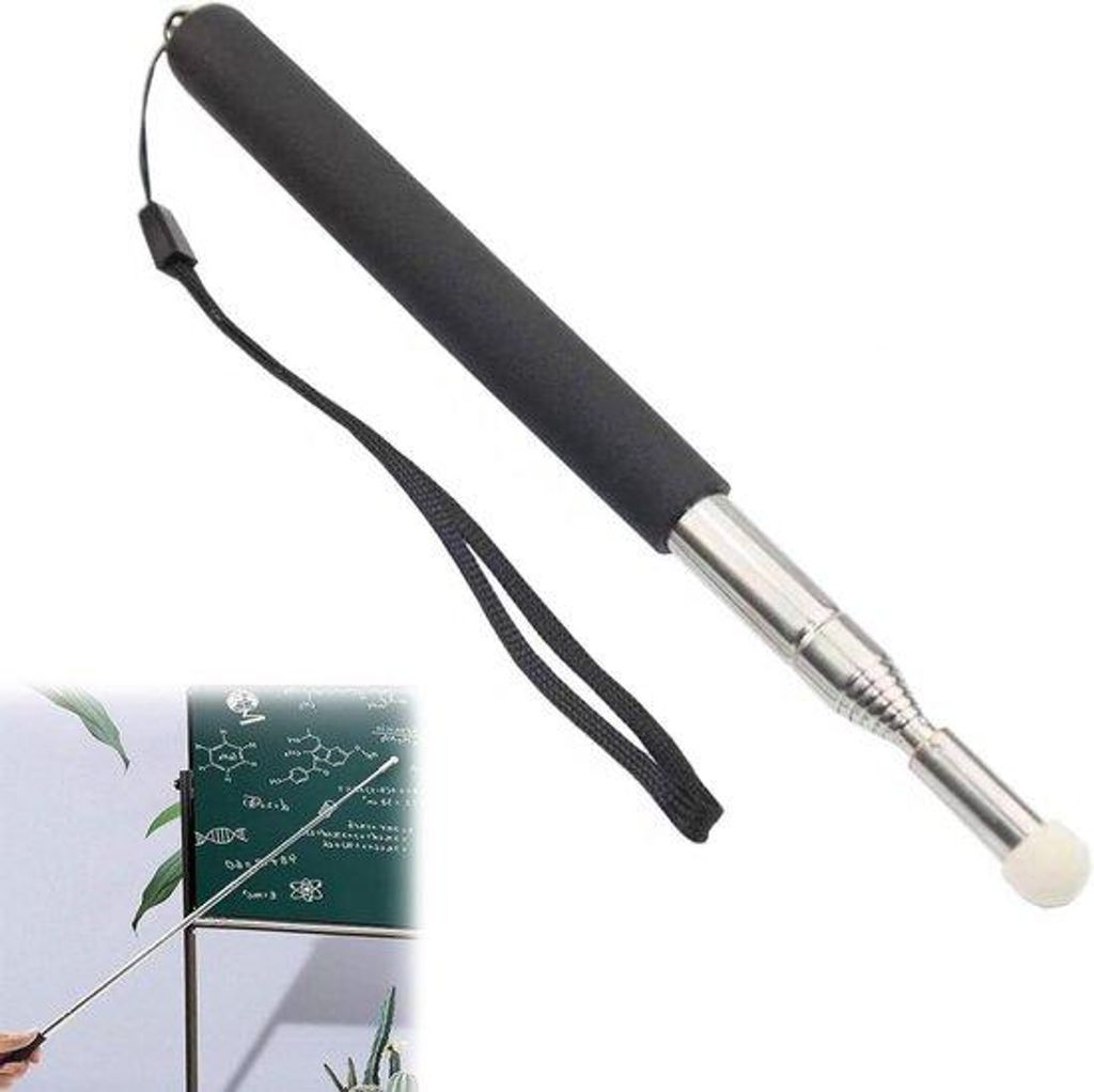 Drehbarer Präsentationsstab mit Halter – Geeignet für Schulunterricht und Präsentationen – Ausfahrbarer Anzeiger – 82 cm Länge