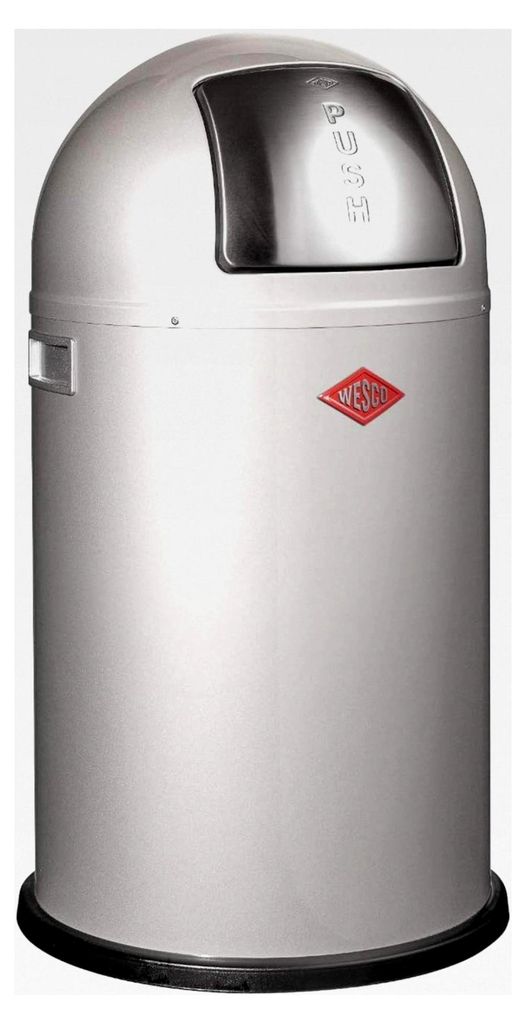 Abfallsammler Pushboy Junior 22 Liter Silber