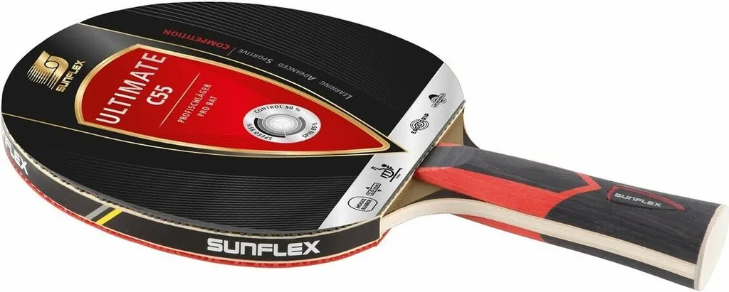 Raquette de Ping-Pong Sunflex Ultimate C55 pour Club et Compétition