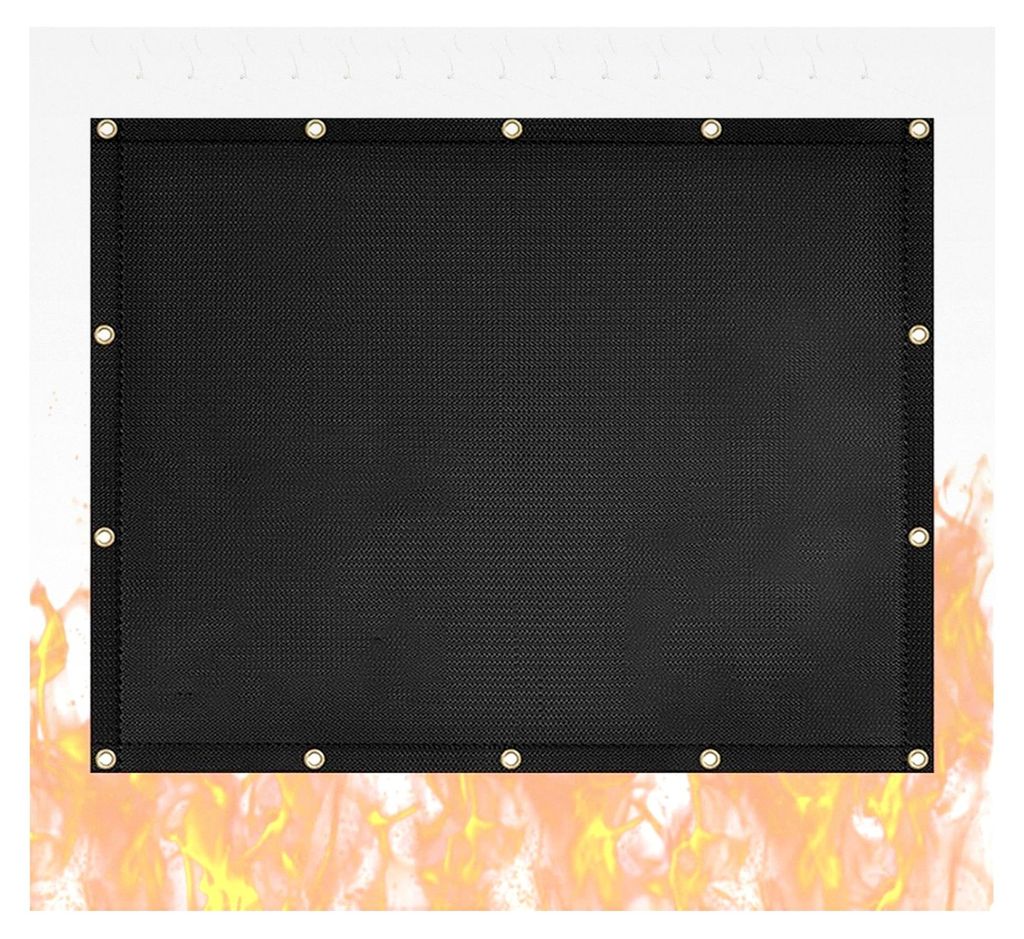 Hitzeschild für Wände | BBQ Wärmeschild | Feuerfester Schutz für Gartengeländer beim Camping, Outdoor und im Park