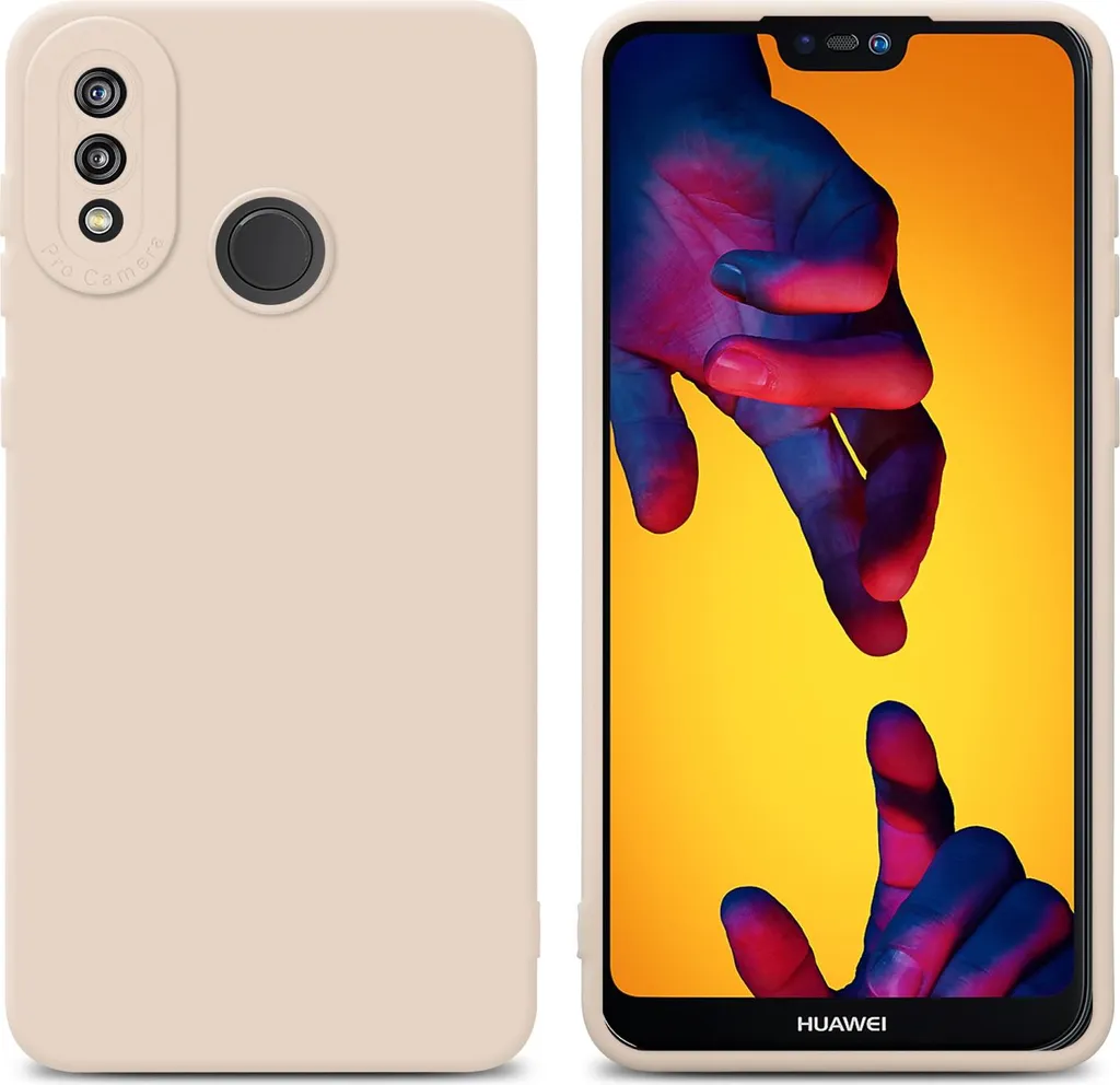 Cadorabo cover per Huawei P20 LITE 2018 / NOVA 3E cover protettiva in TPU rosa custodia in silicone custodia per cellulare