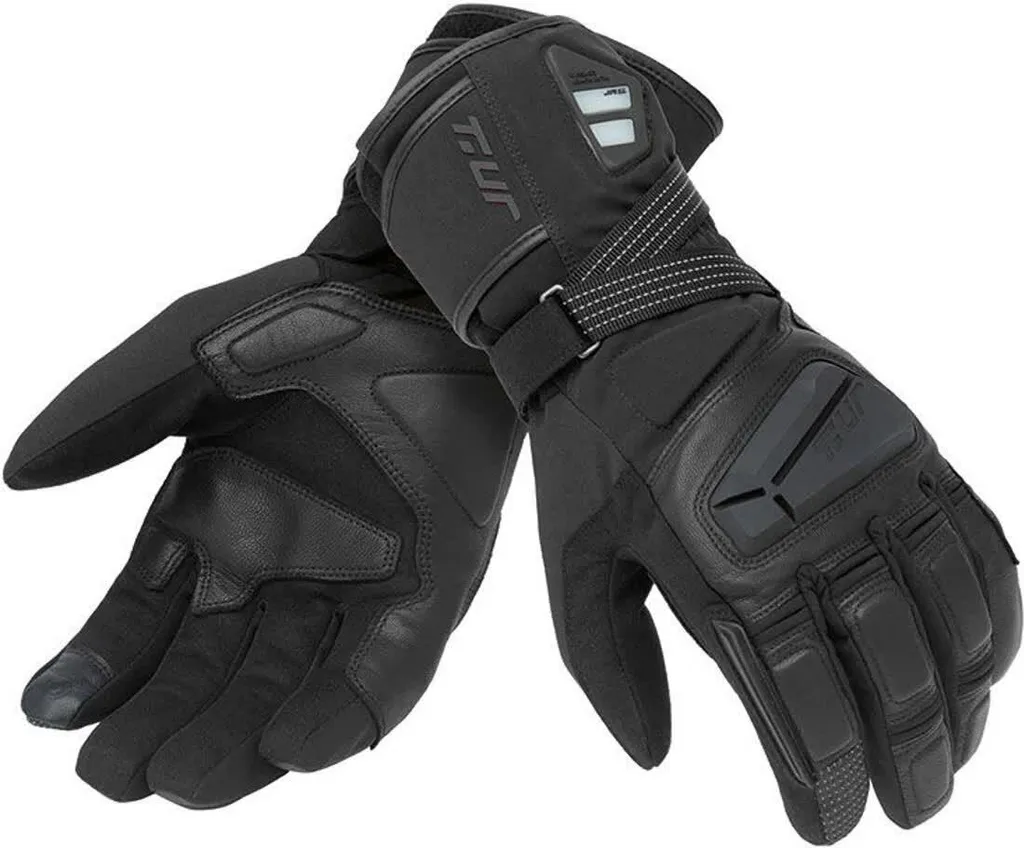 Gants de moto hiver étanches T.UR G-Warm Hydroscud Noir Homologués XXL