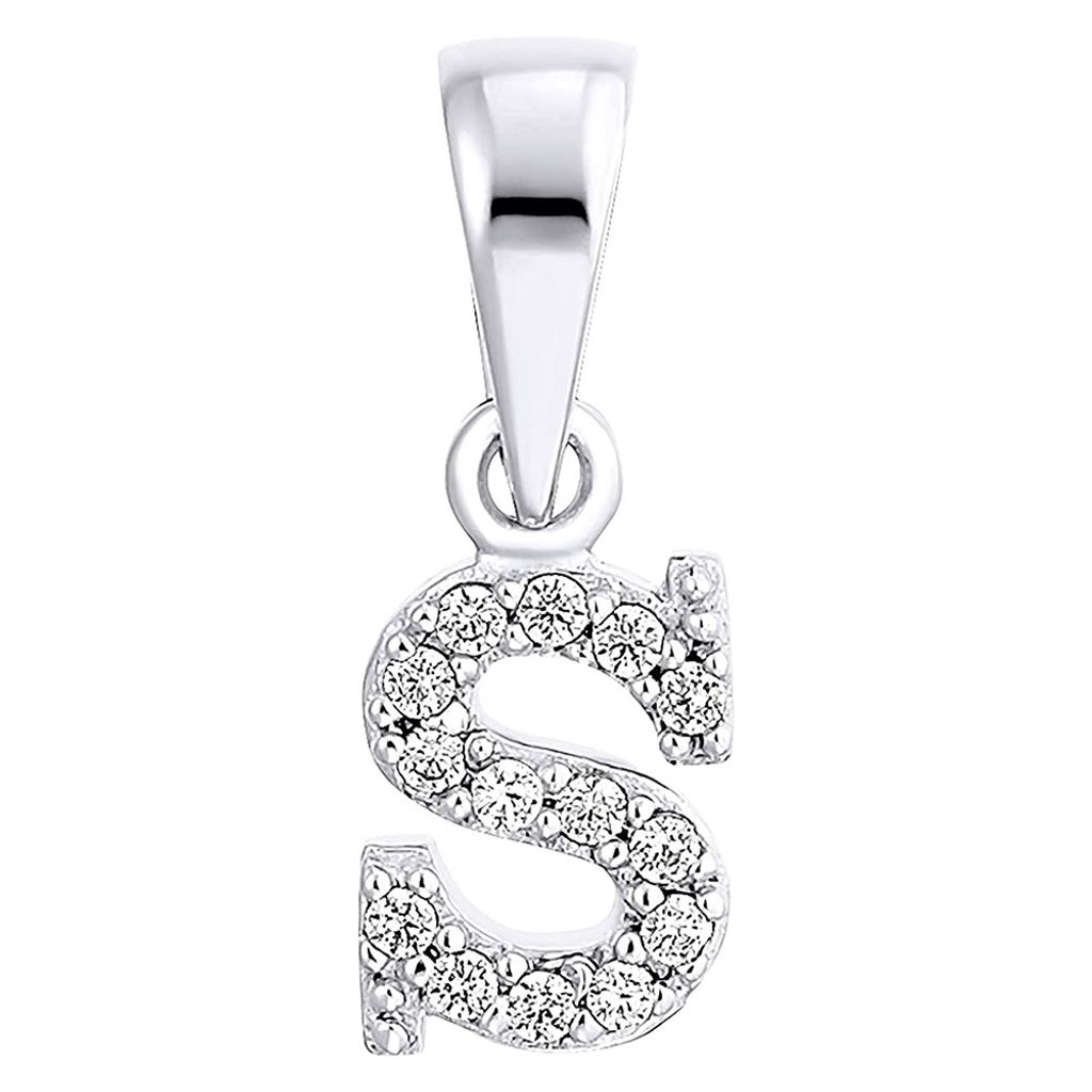 Schicker Buchstaben-Anhänger Aus Sterling Silber - Perfekt Für Armbänder