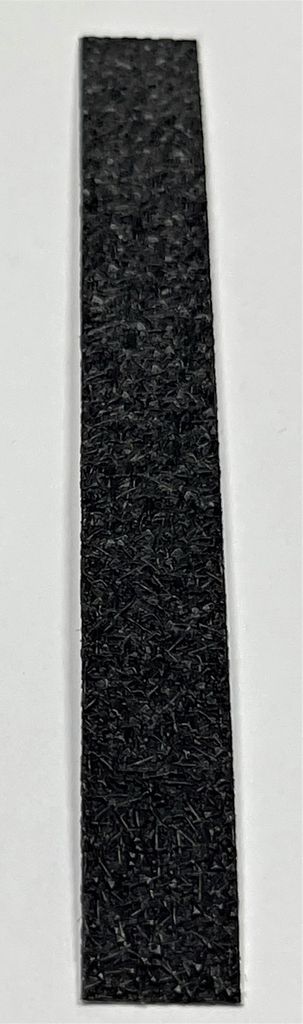 Einlage für Treppenkante | Aluminium | Schwarz | Breite 12 mm | Länge 1000 mm | Selbstklebend | 1 Stück