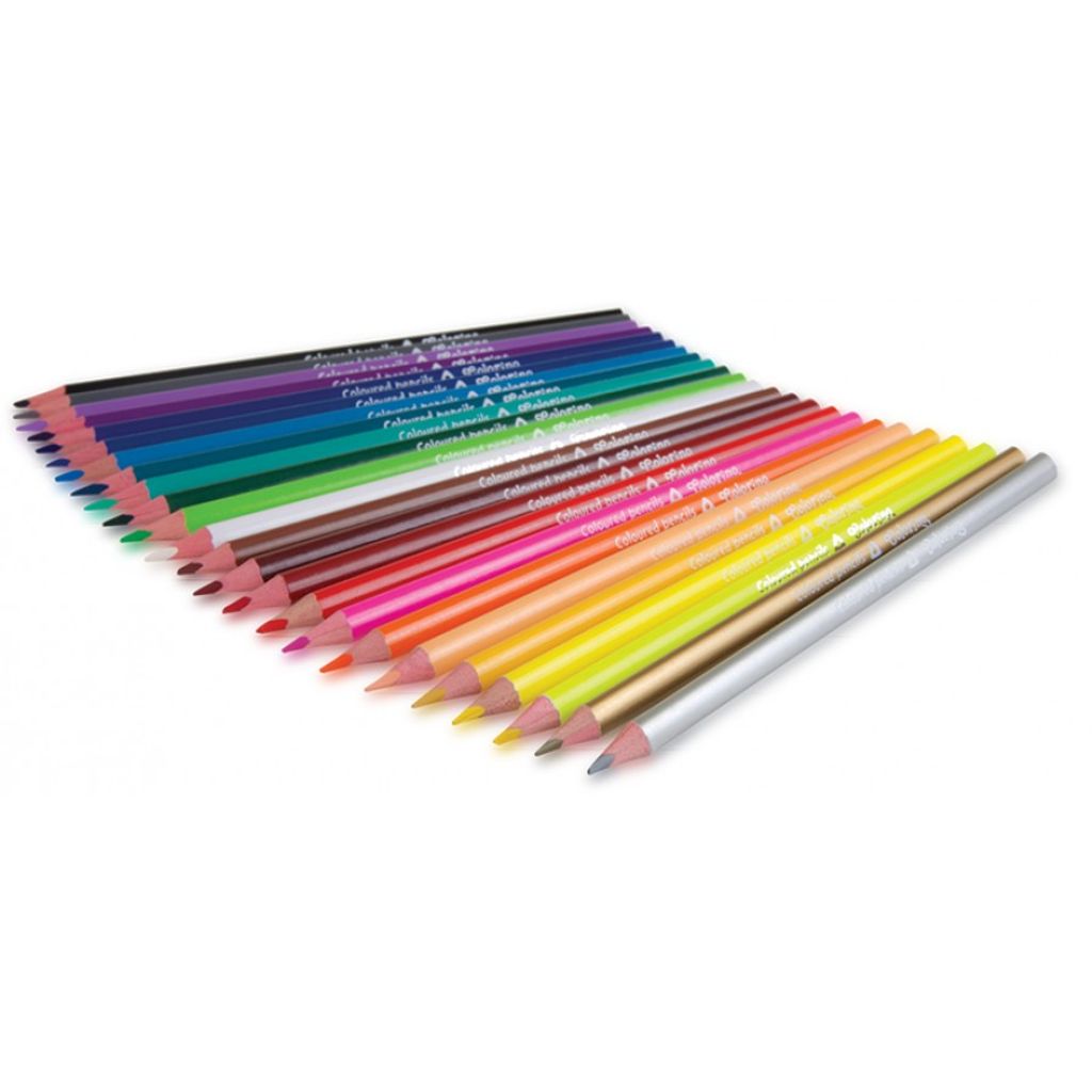 10 Buntstifte metallische Farbe HOLO Farbstifte Malstifte Zeichenstifte COLORINO 