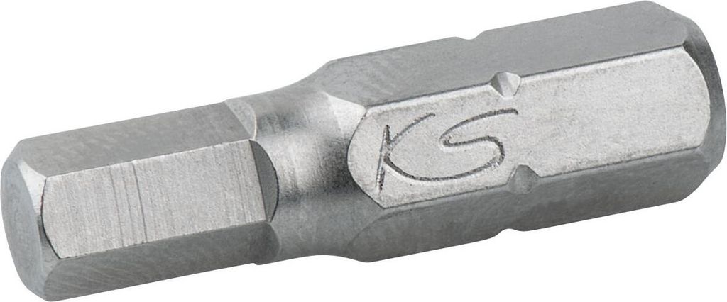 KS Tools 1/4 Bit Innensechskant, 25 mm, 7/64