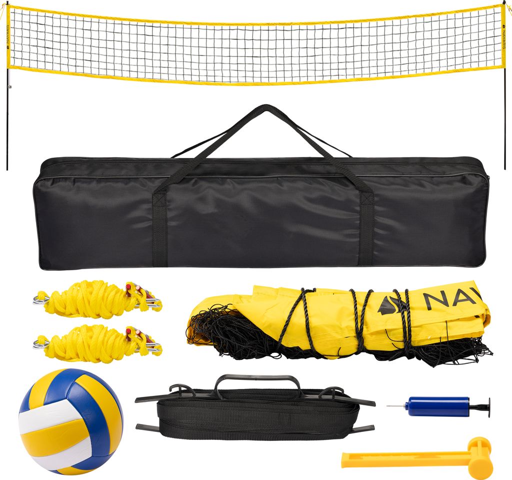 Navaris Mobiles Volleyballnetz Set - Einfacher Aufbau - Produktbild 
