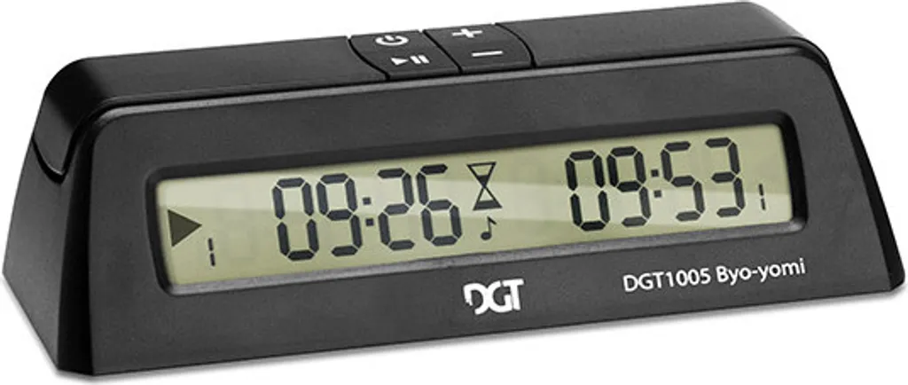 Horloge DGT 1005 avec Byo-yomi programmable pour Shogi, format noir