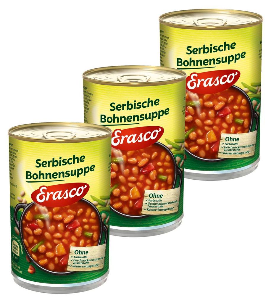 Erasco Srbská fazolová polévka se zelenými fazolkami a Obrázek produktu 