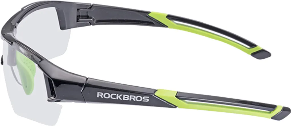 Lunettes sport UV400 à verres décolorants verts pour vélo de route