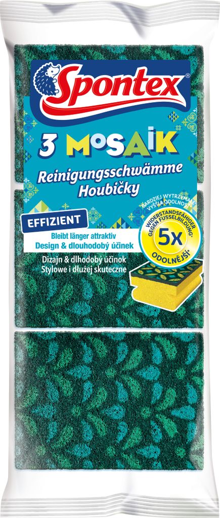 Spontex Schwamm Mosaik 19411056 sort. 3St. Produktbild 6