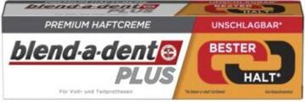 blend-a-dent PLUS Premium Haftcreme - Geschmacksneutral - Produktbild 