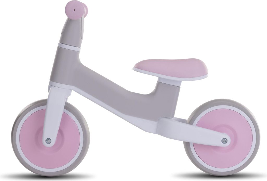 BuddyToys BPB 1117 DUOLET Laufrad, grau-rosa Produktbild 