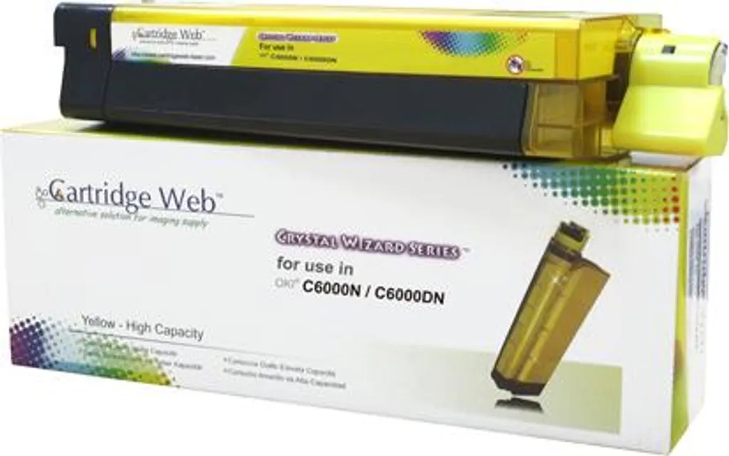 Toner Jaune 43487709 pour OKI C8600 C8800 longue durée haute densité
