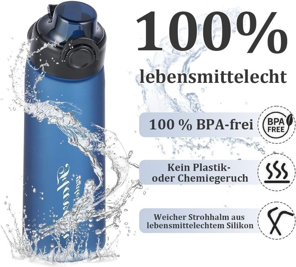 Air-Wasserflasche mit Aromakapseln, 900 ml Produktbild 4