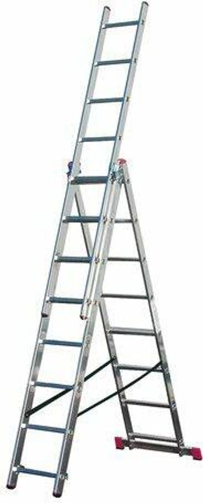 KRAUSE 033390 Alu-V.Leiter Treppe 3x9 Sp. Obrázek produktu 
